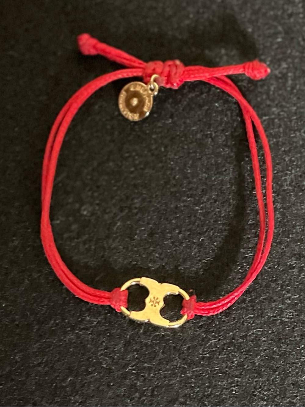 “Tory Burch” Red Cord Bracelet